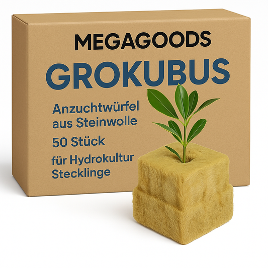 Anzuchtwürfel Steinwolle 50 Stück für Hydrokultur Stecklinge DE.