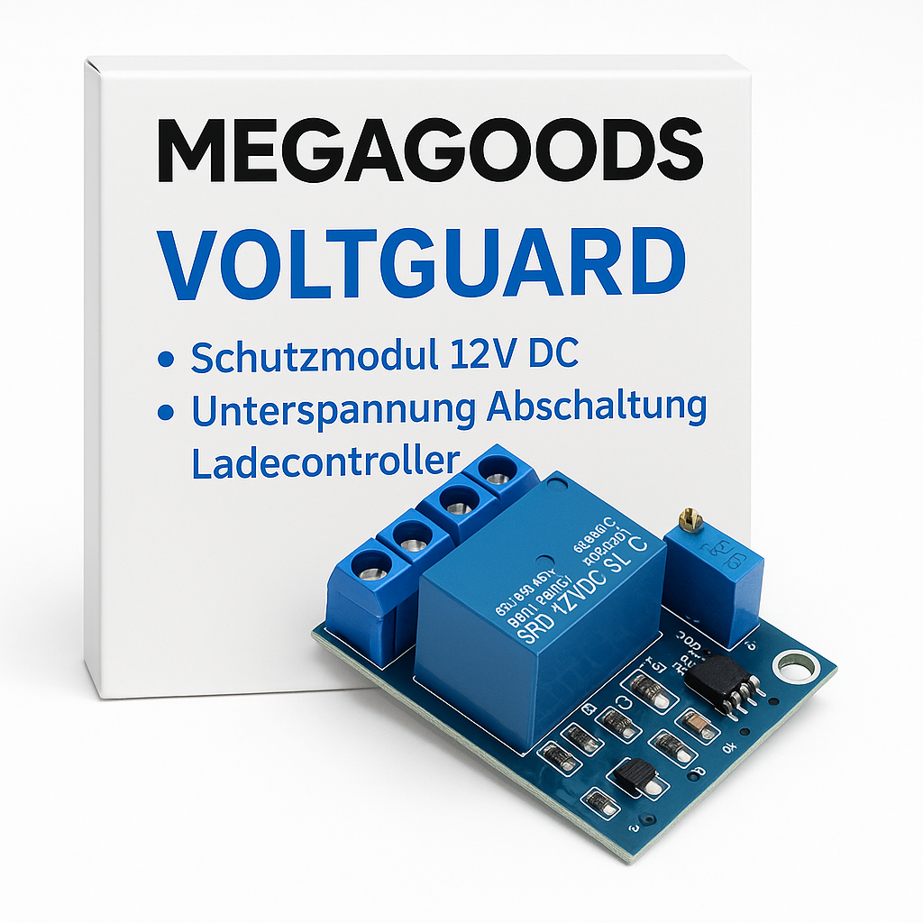 Schutzmodul 12V DC Unterspannung Abschaltung Ladecontroller DE.