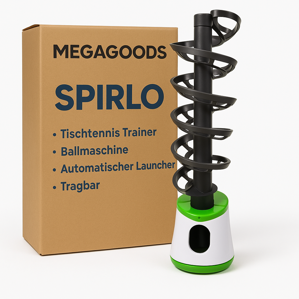 Tischtennis Trainer Ballmaschine Automatischer Launcher tragbar DE.