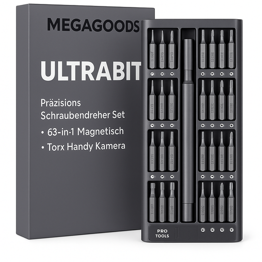 Präzisions Schraubendreher Set 63in1 Magnetisch Torx Handy Kamera DE.