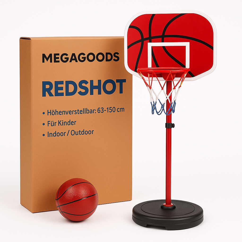 Basketballkorb höhenverstellbar 63–150cm für Kinder Indoor Outdoor DE.