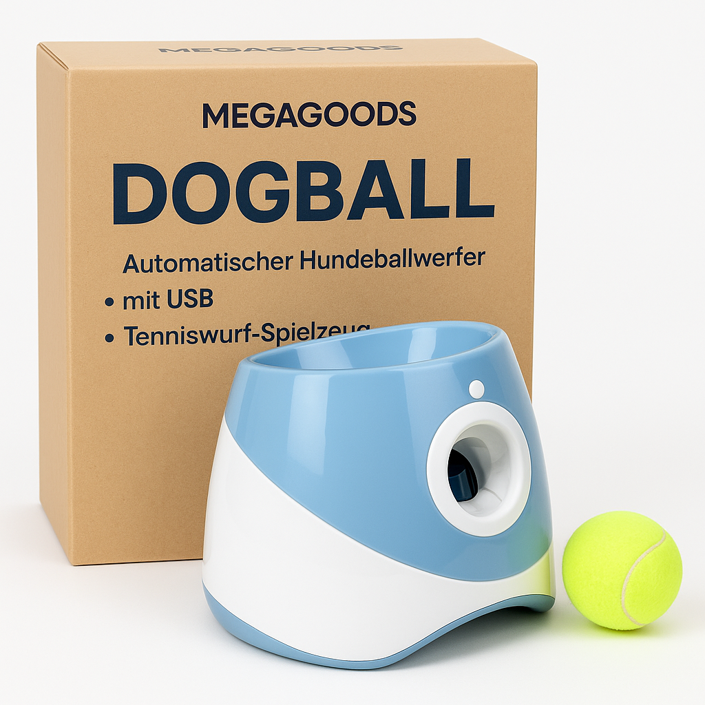 Automatischer Hundeballwerfer mit USB Tenniswurf Spielzeug DE.