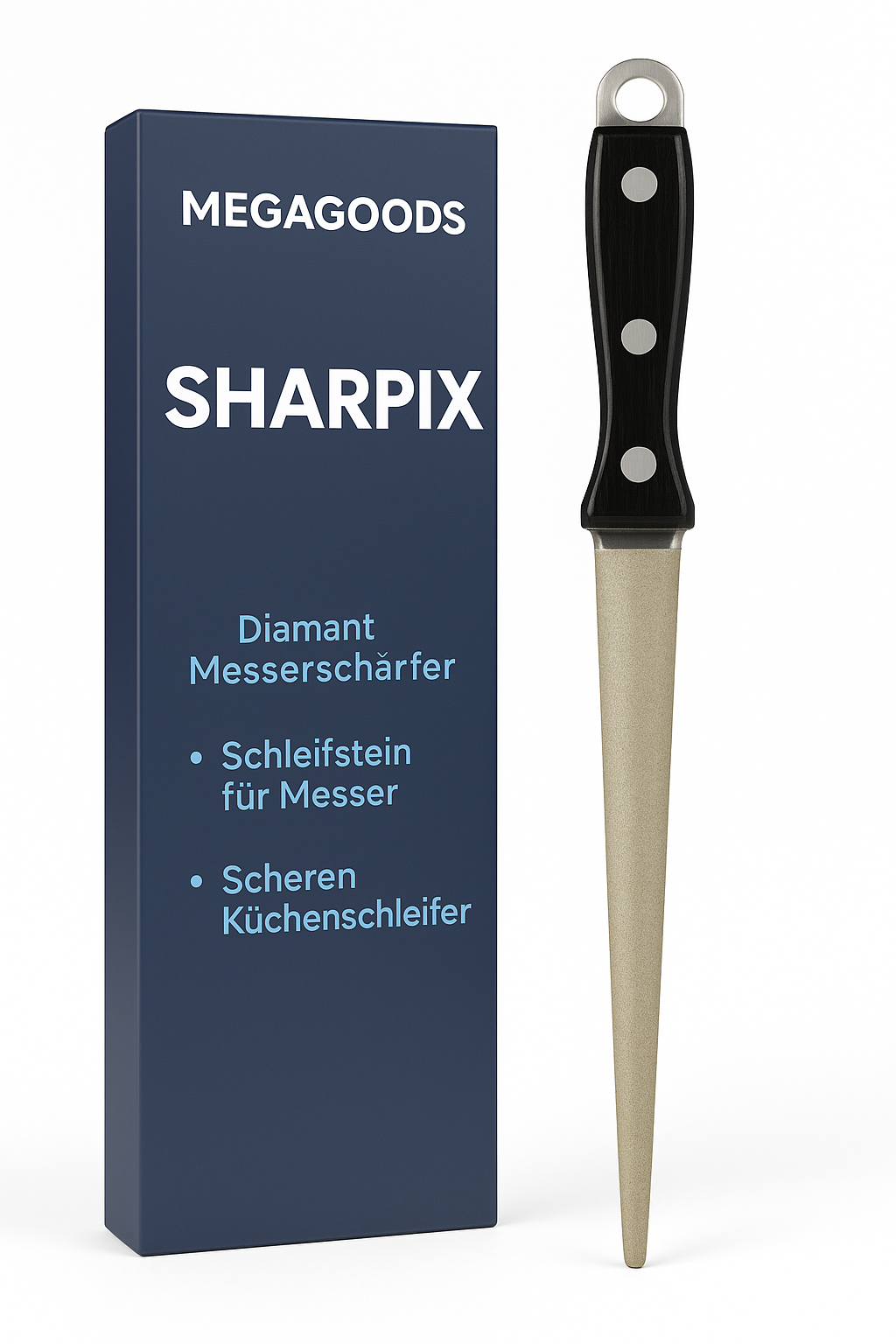 Diamant Messerschärfer Schleifstein für Messer Scheren Küchenschleifer DE.