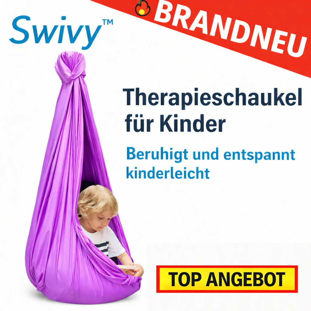 Swivy™ Therapieschaukel für Kinder Hängematte Indoor Sensorische Schaukel 150kg