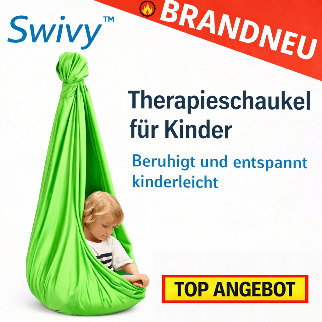 Swivy™ Therapieschaukel für Kinder Hängematte Indoor Sensorische Schaukel 150kg