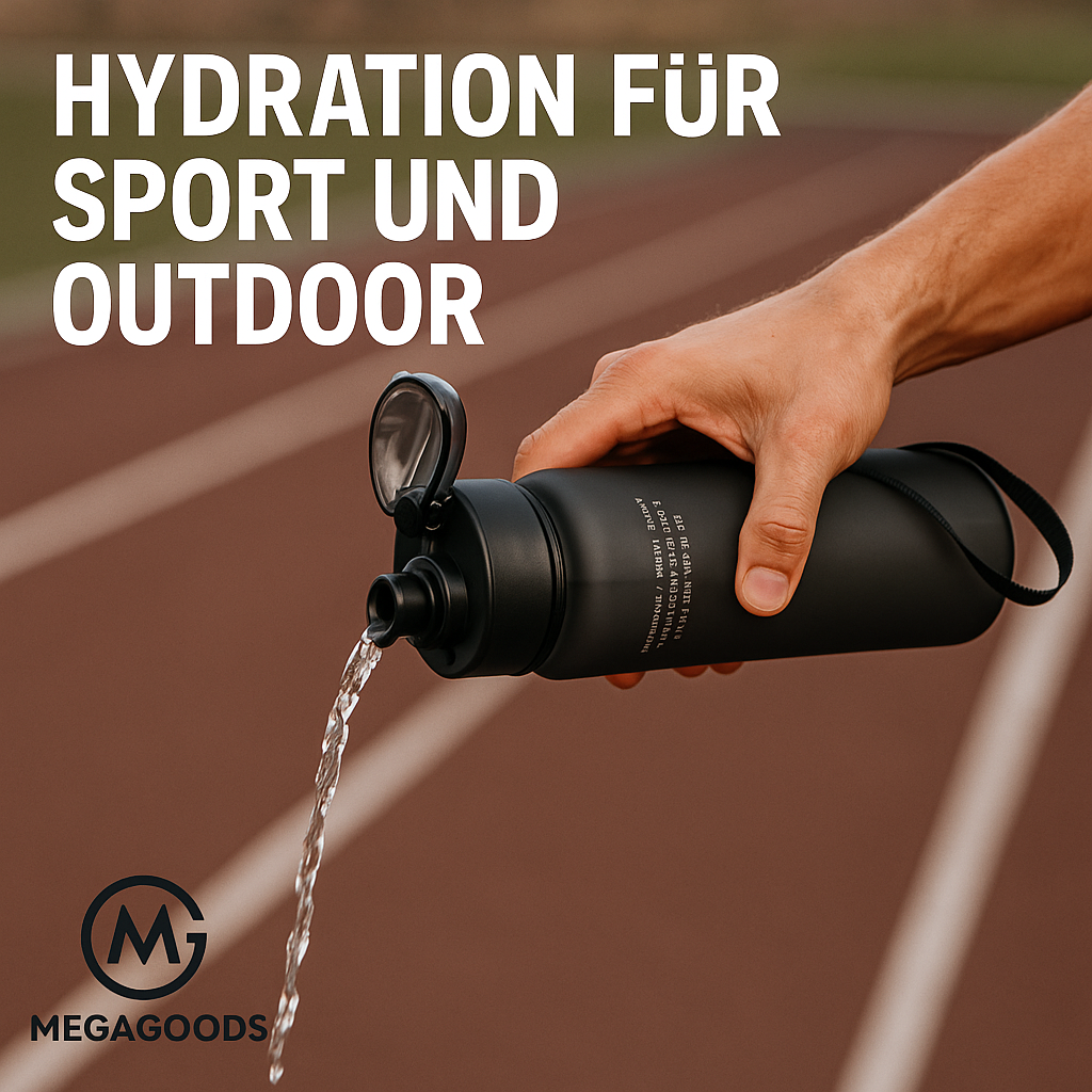 Sport-Trinkflasche 400 ml BPA-frei auslaufsicher Outdoor DE.