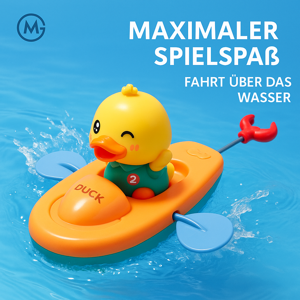 Badeente Gelb schwimmend für Pool und Badewanne Spielzeug DE.