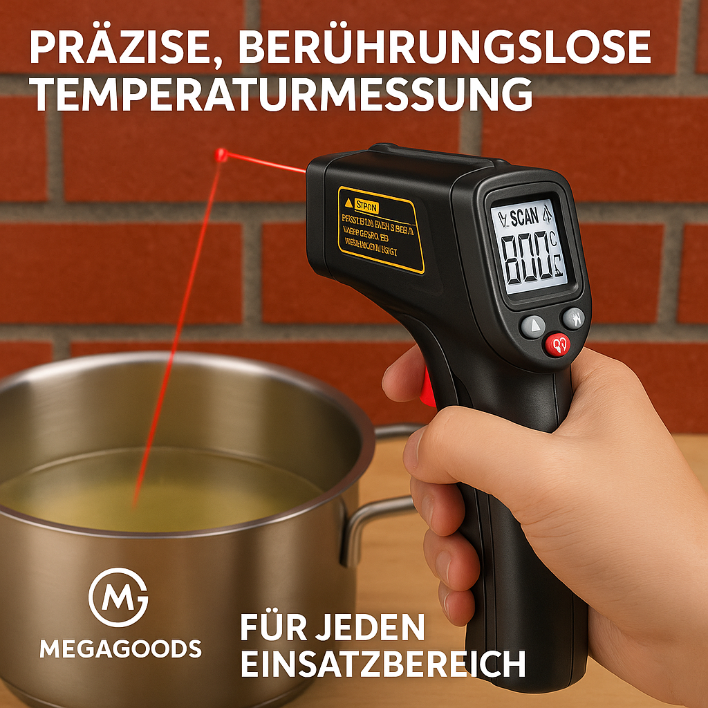 TH201 Infrarot-Thermometer digital berührungslos DE.
