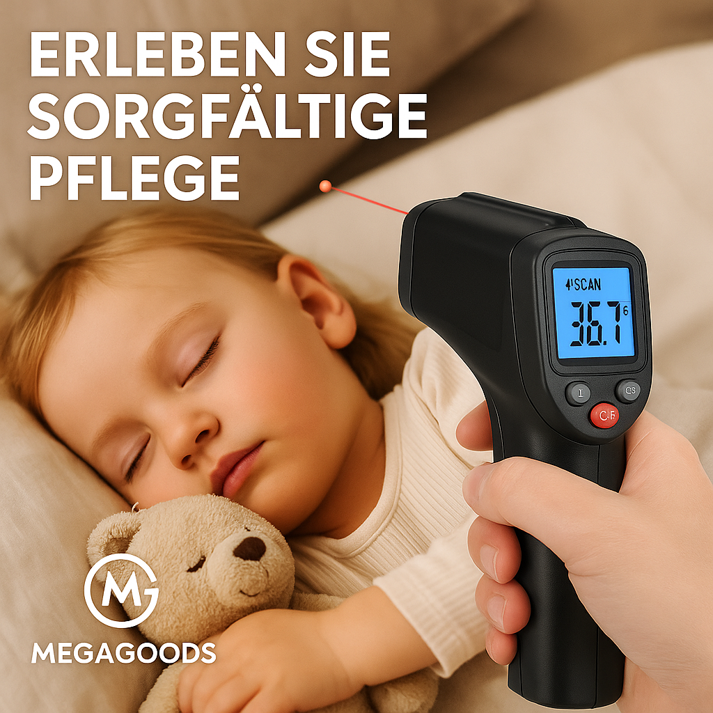 TH201 Infrarot-Thermometer digital berührungslos DE.
