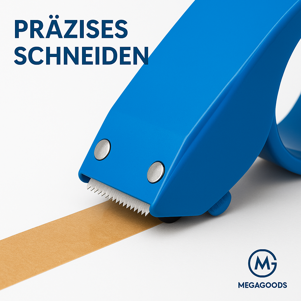 Profi Paketbandabroller robust wiederverwendbar mit 10° Neigung DE.