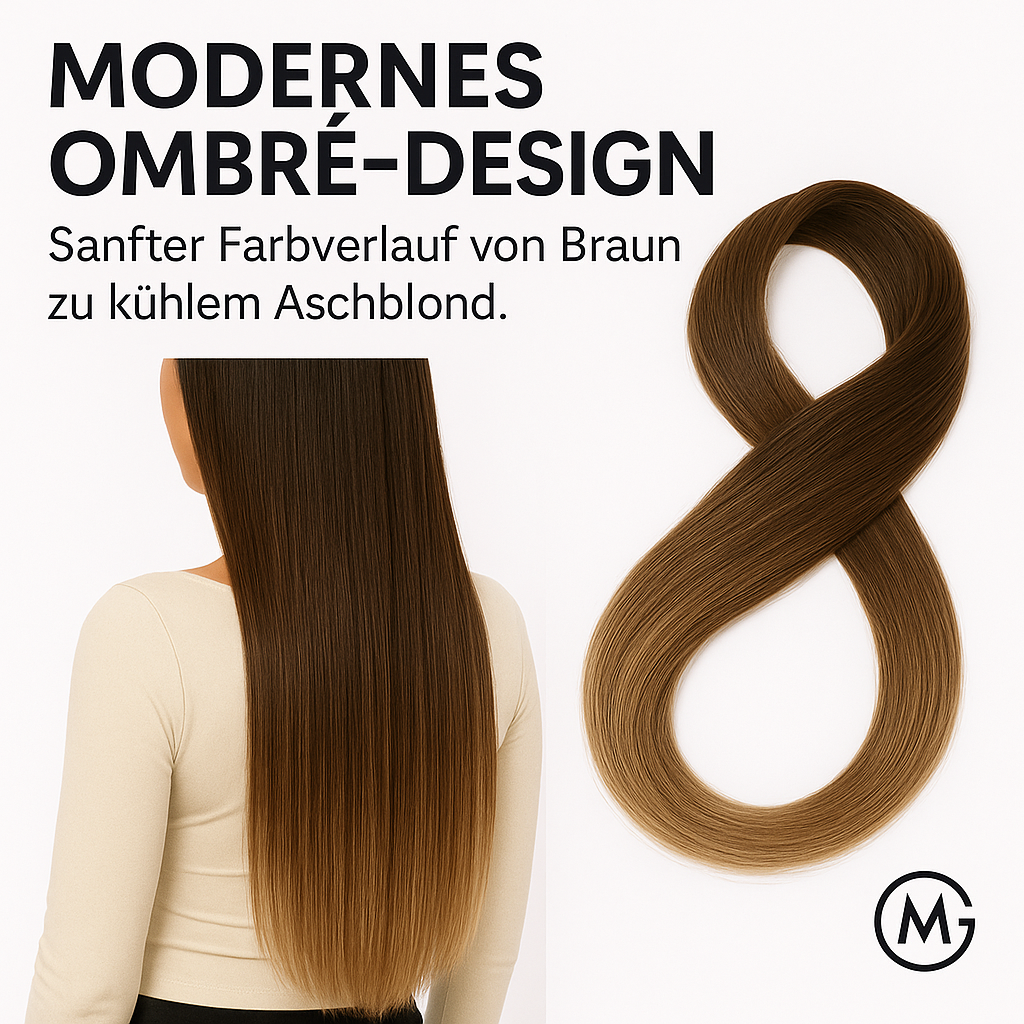Clip-in Haarverlängerung lang dicht leicht synthetisch Damen DE.