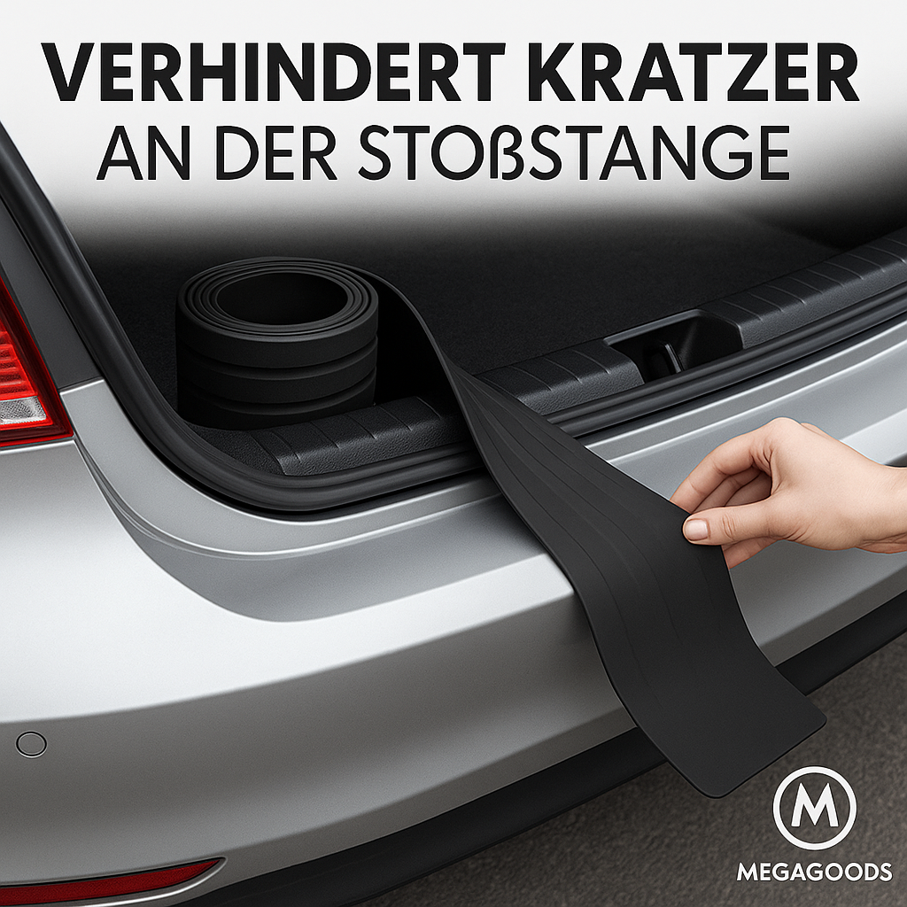 Kofferraum Ladekantenschutz Gummi Anti-Kratzer Schutzleiste DE.