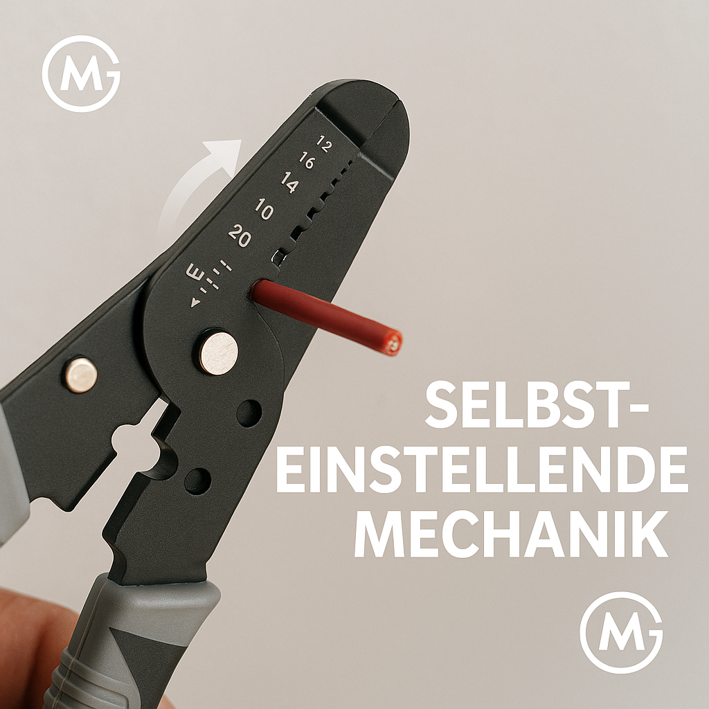 Elektriker Crimpzange Automatisch Kabelabisolierer Schneidezange DE.