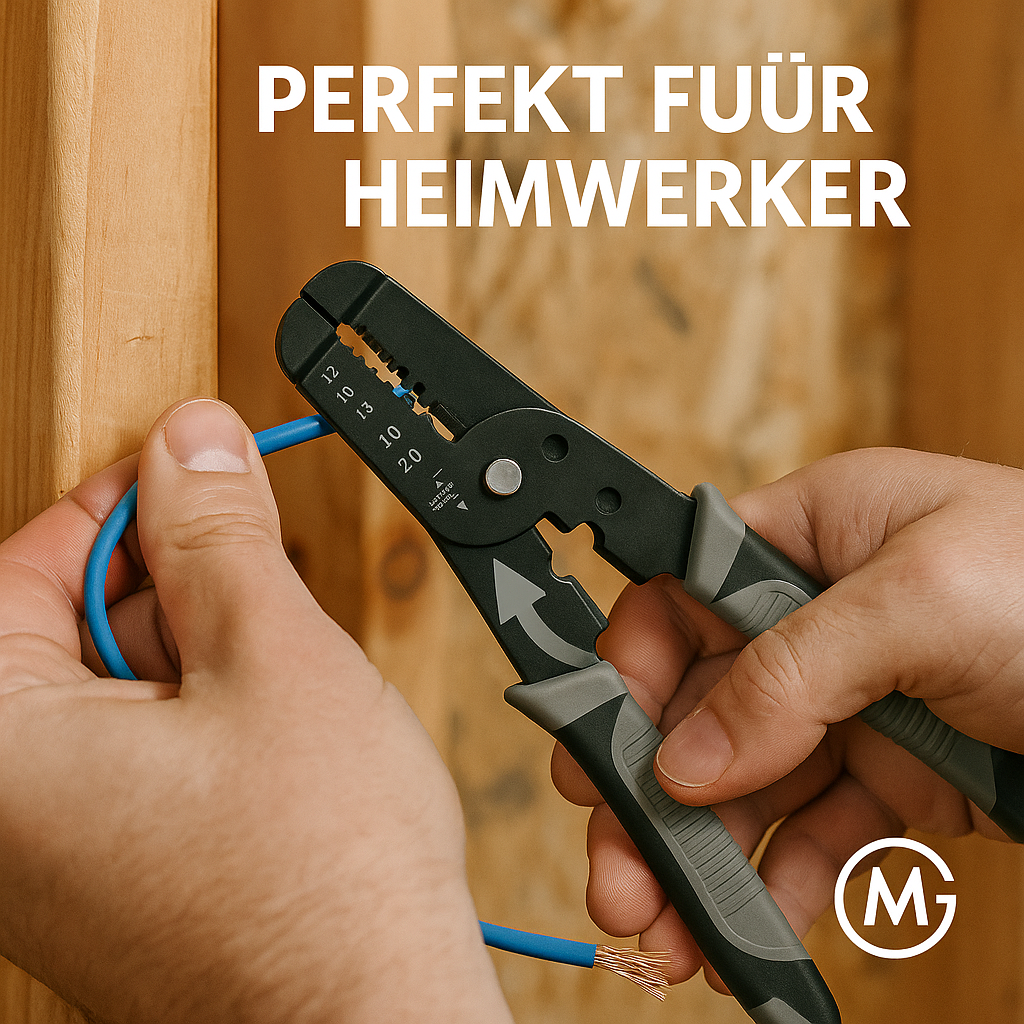 Elektriker Crimpzange Automatisch Kabelabisolierer Schneidezange DE.