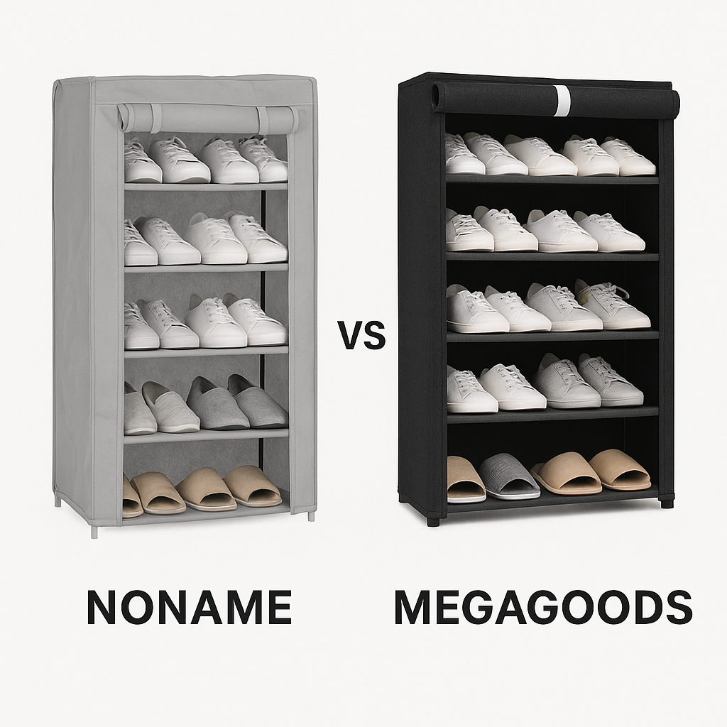 Schuhregal staubdicht mehrlagig Platzsparender Schuhschrank DE.