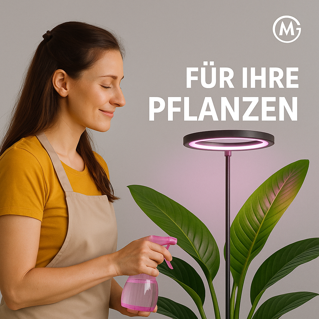LED Pflanzenlampe 165 cm höhenverstellbar Vollspektrum Grow Light DE.