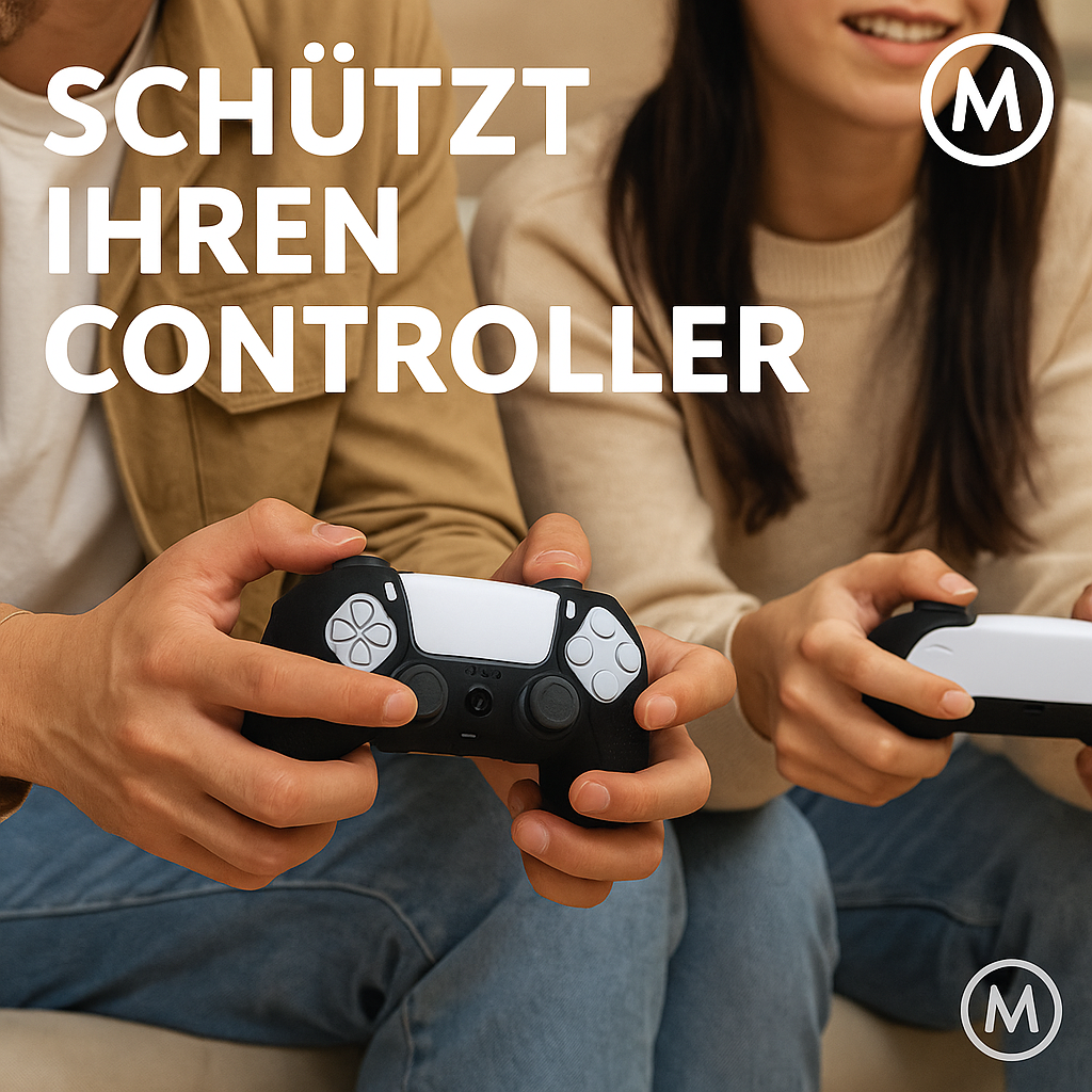 Schutz-Hülle für PS5 Controller rutschfest Silikon Case mit Grip DE.
