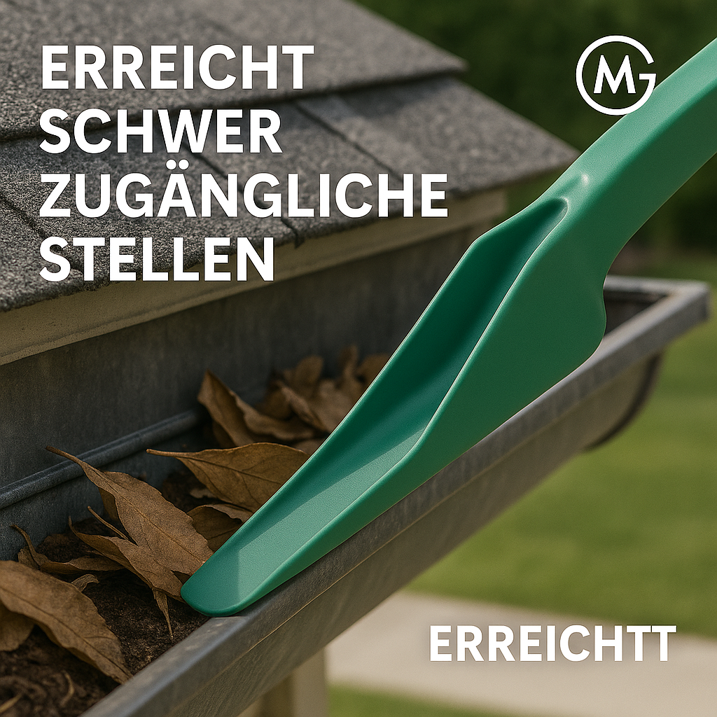 Dachrinnenreiniger Schaufel Flexibel Schmutz Laub Entferner DE.