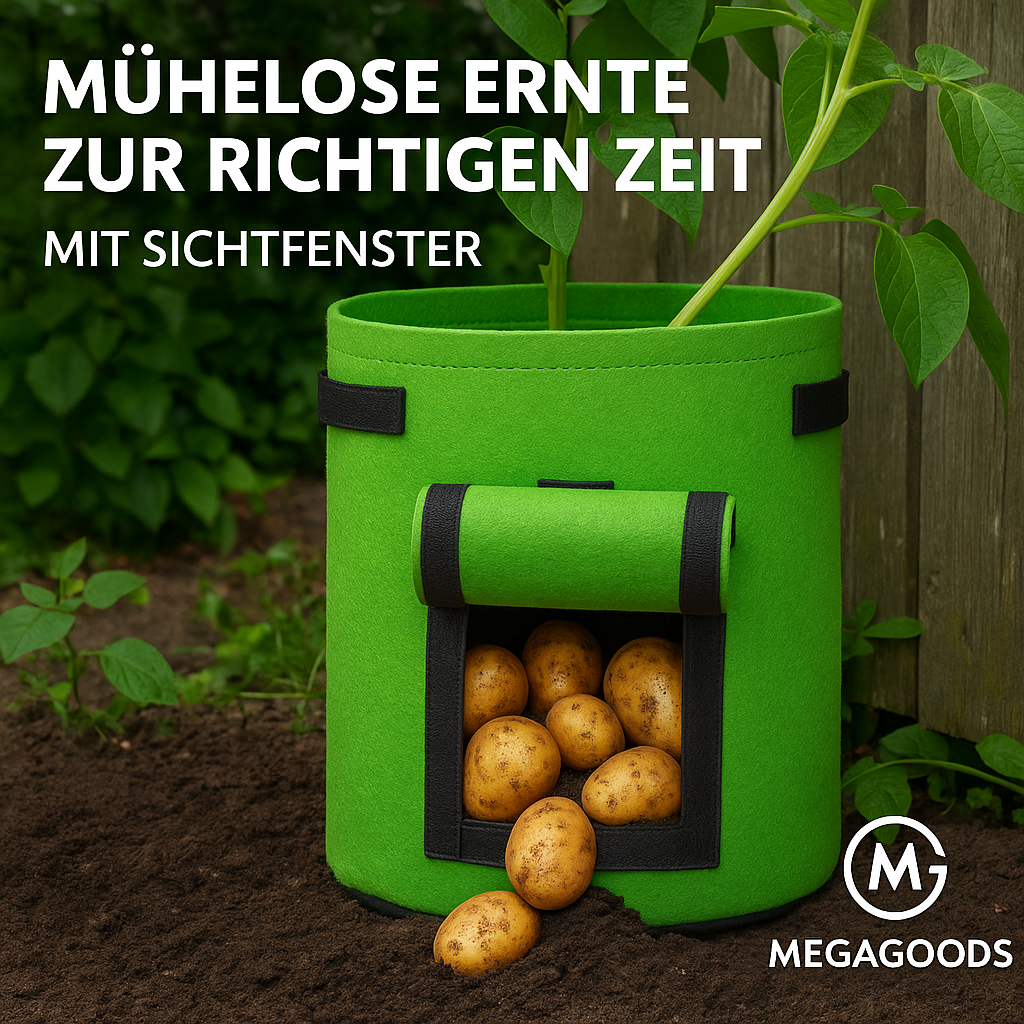 Kartoffelanbaubeutel Pflanzsack Filz für Kartoffeln groß DE.