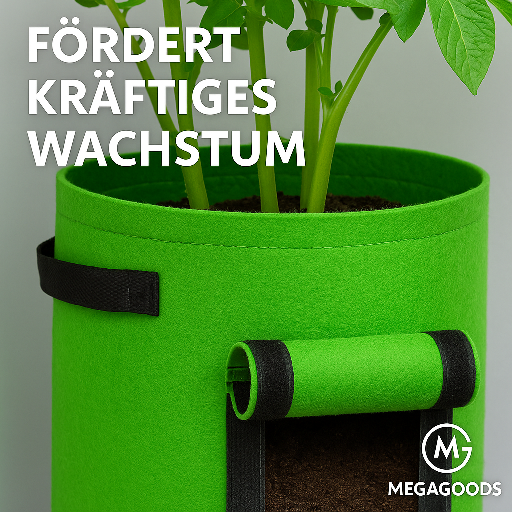 Kartoffelanbaubeutel Pflanzsack Filz für Kartoffeln groß DE.