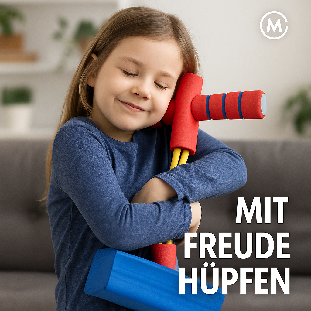 Schaumstoff-Pogo-Hüpfer für Kinder Outdoor Spielzeug Spaß DE.