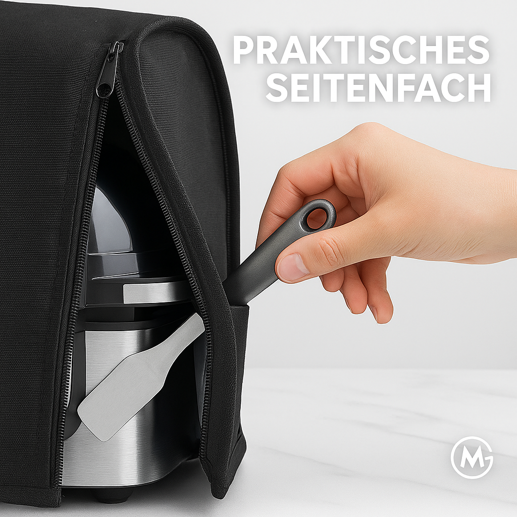 Staubschutzhaube mit Taschen für Ninja Foodi Grill Toaster DE.
