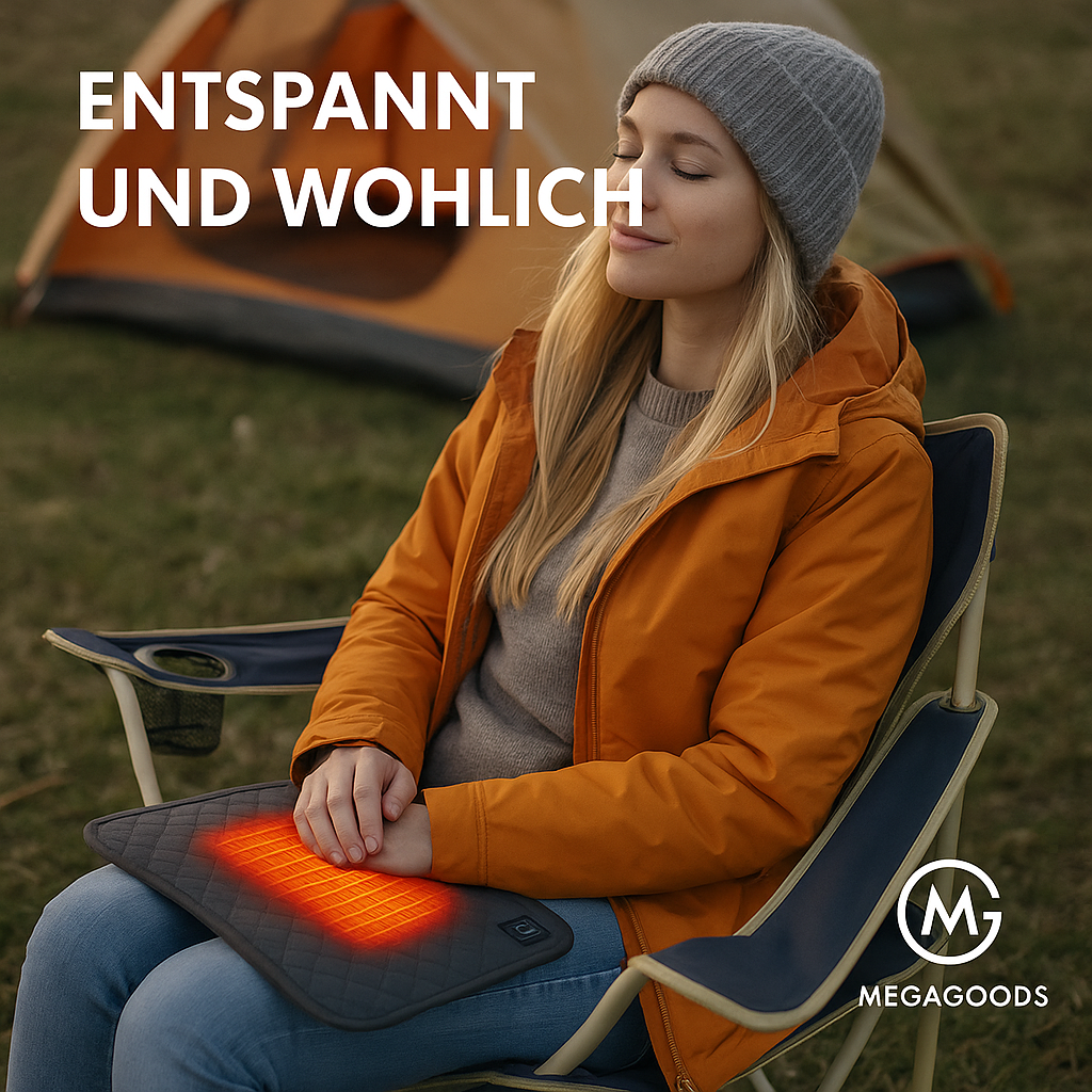 USB Heizkissen 5V mit 3 Stufen Outdoor Camping Wärmematte DE.