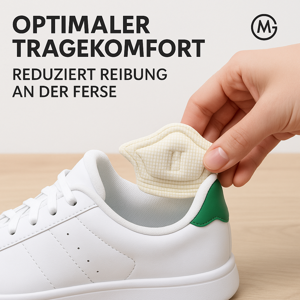 3 Paar Fersenpolster Schuhpads selbstklebend für Sport Schuhe DE.