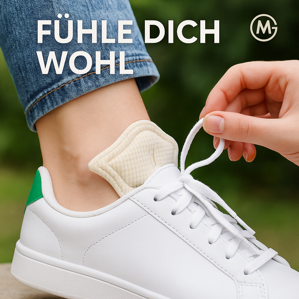 3 Paar Fersenpolster Schuhpads selbstklebend für Sport Schuhe DE.