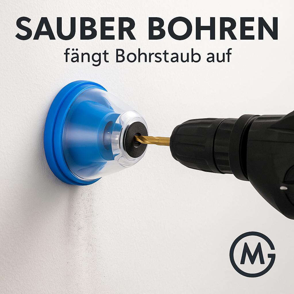 Bohrstaubschutz für Elektrowerkzeuge staubdicht für Bohrer DE.