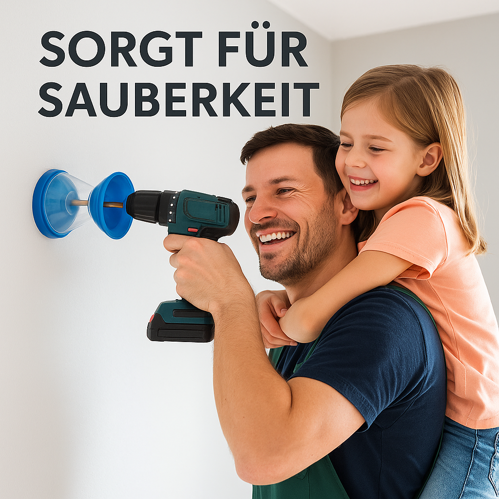 Bohrstaubschutz für Elektrowerkzeuge staubdicht für Bohrer DE.