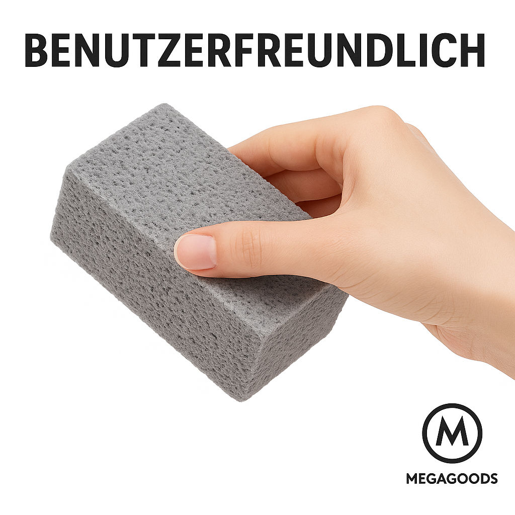 BBQ Grill Reinigungsstein Pumice für Rost & Grill, 1 Stück DE.