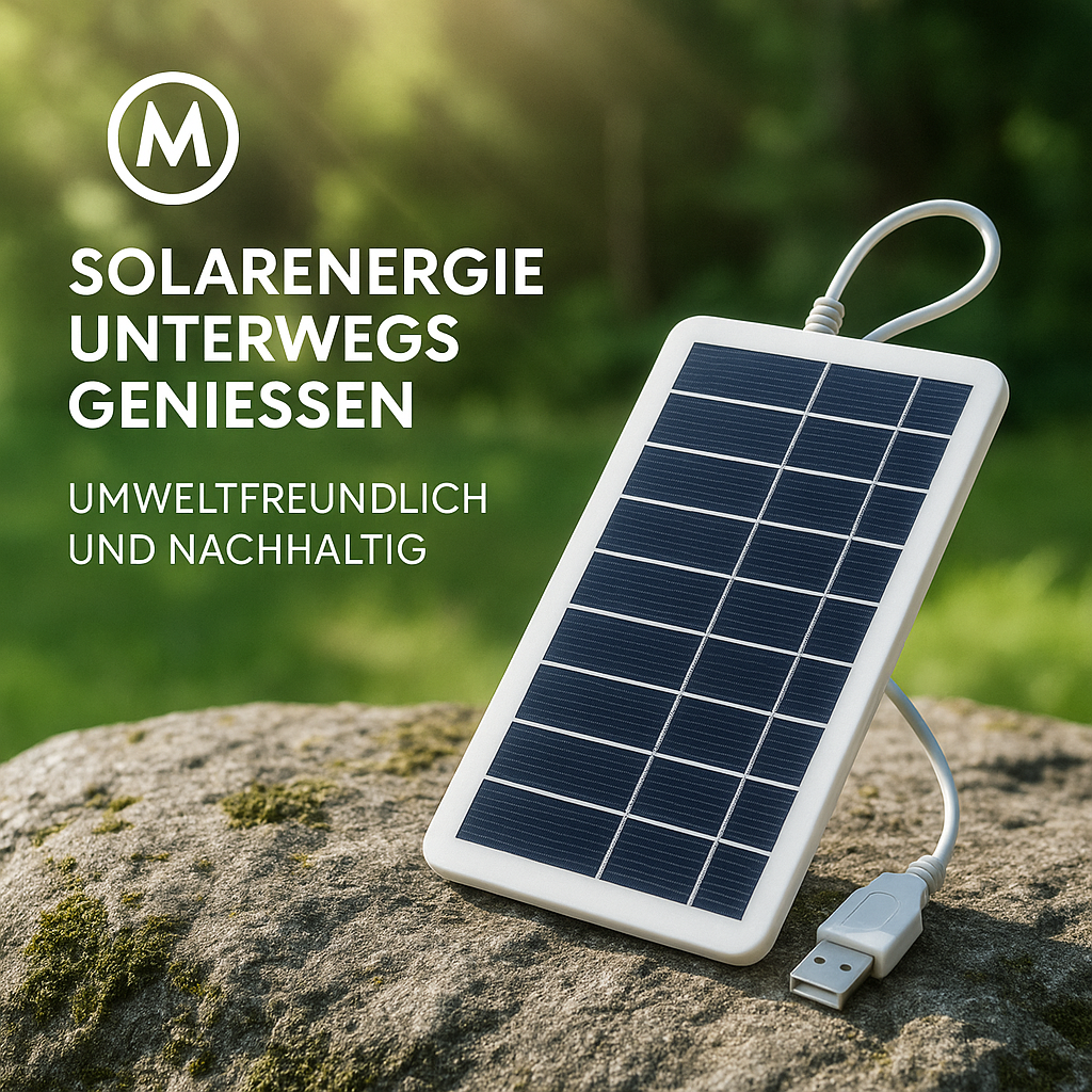 5V 5W Solar Panel USB Ladegerät Outdoor Handy Schnellladegerät DE.