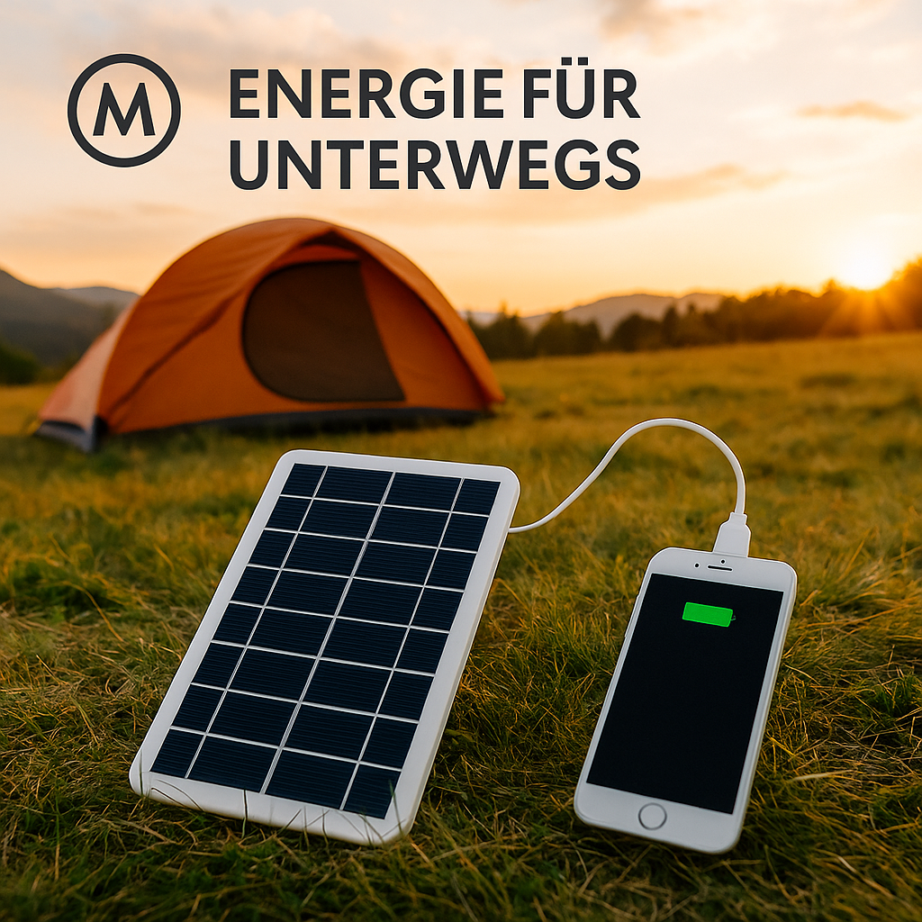 5V 5W Solar Panel USB Ladegerät Outdoor Handy Schnellladegerät DE.
