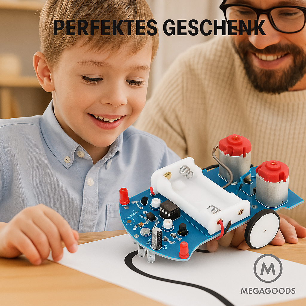 Lötset Elektronik Bausatz Smart Car Linienfolger Roboter DIY DE.