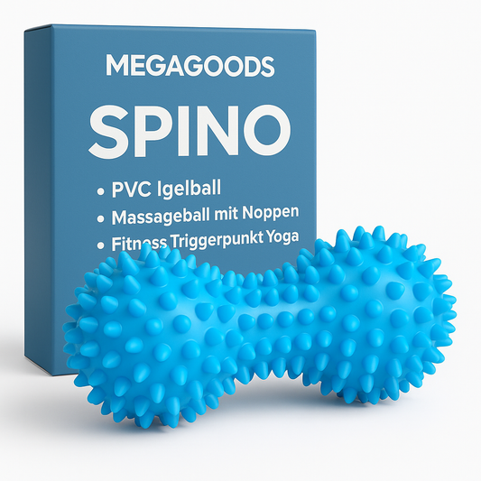 PVC Igelball Massageball mit Noppen Fitness Triggerpunkt Yoga DE.