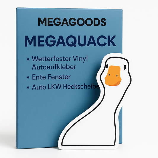 Wetterfester Vinyl Autoaufkleber Ente Fenster Auto LKW Heckscheibe DE.