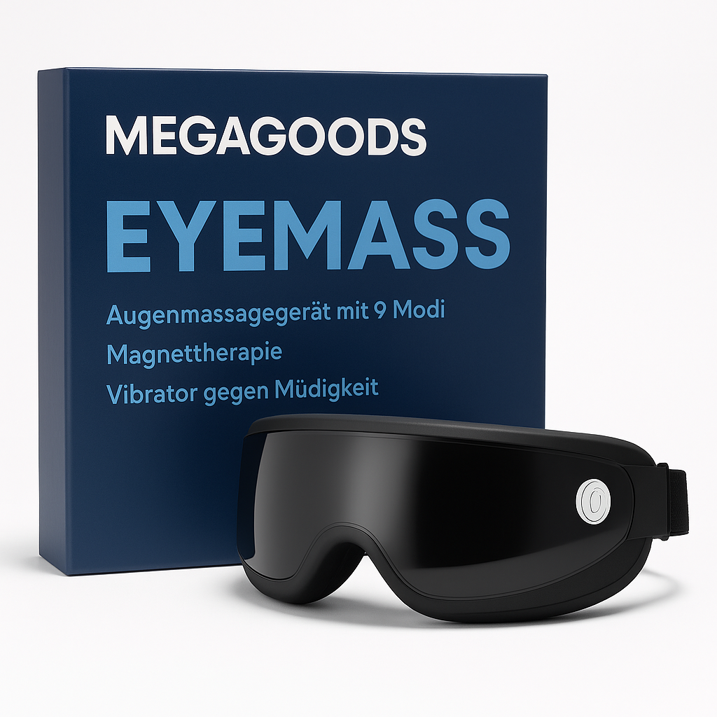 Augenmassagegerät mit 9 Modi Magnettherapie Vibrator gegen Müdigkeit DE.