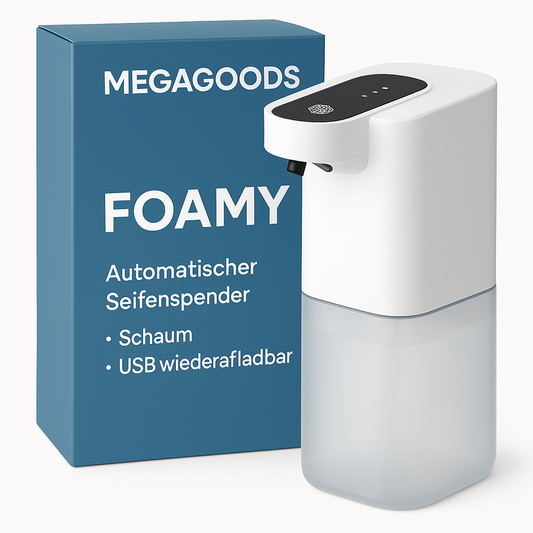 Automatischer Seifenspender Schaum USB wiederaufladbar Sensor DE.