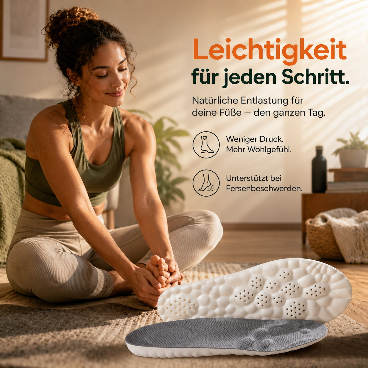 Stepz™ Entlastungssohlen Einlegesohlen Schuheinlagen Sohlen mit Massageeffekt