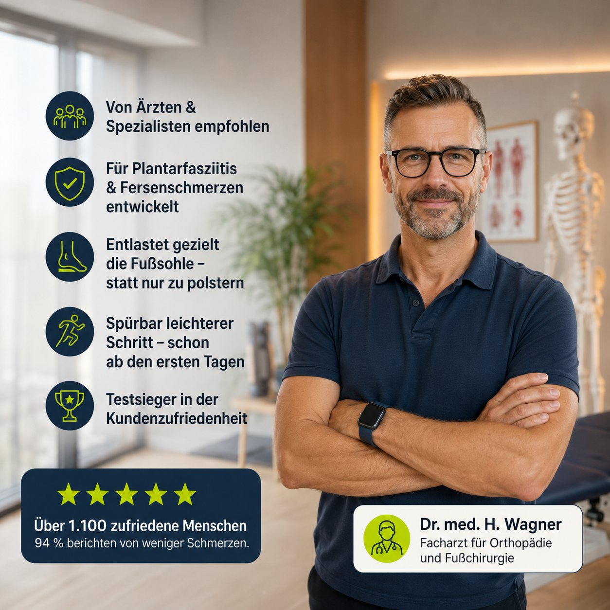 Stepz™ Entlastungssohlen Einlegesohlen Schuheinlagen Sohlen mit Massageeffekt