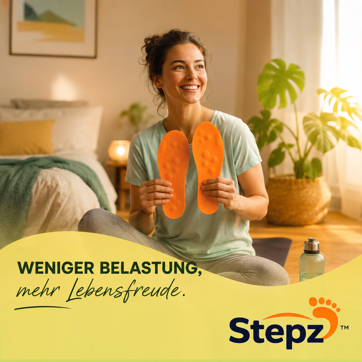 Stepz™ Entlastungssohlen Einlegesohlen Schuheinlagen Sohlen mit Massageeffekt