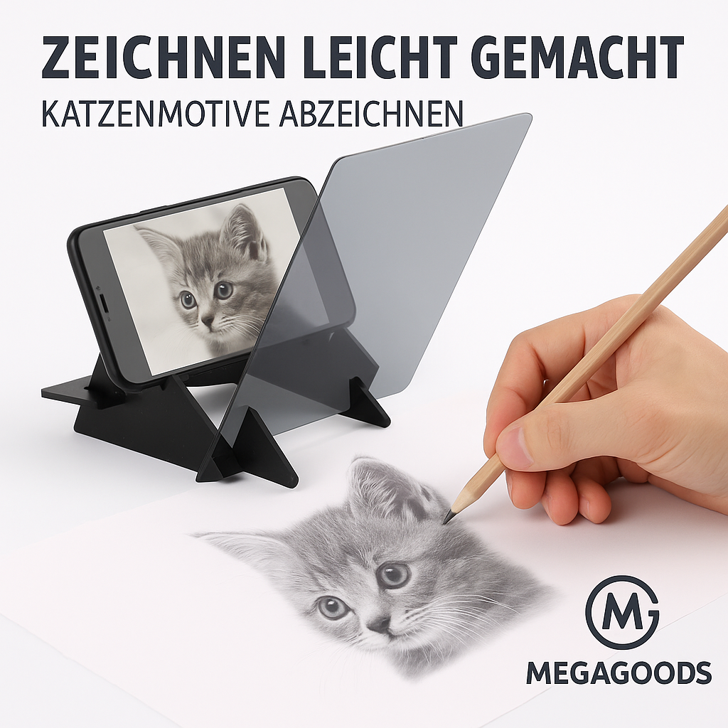 Optische Zeichenplatte tragbar, Projektor Zeichenhilfe Malerei DE.