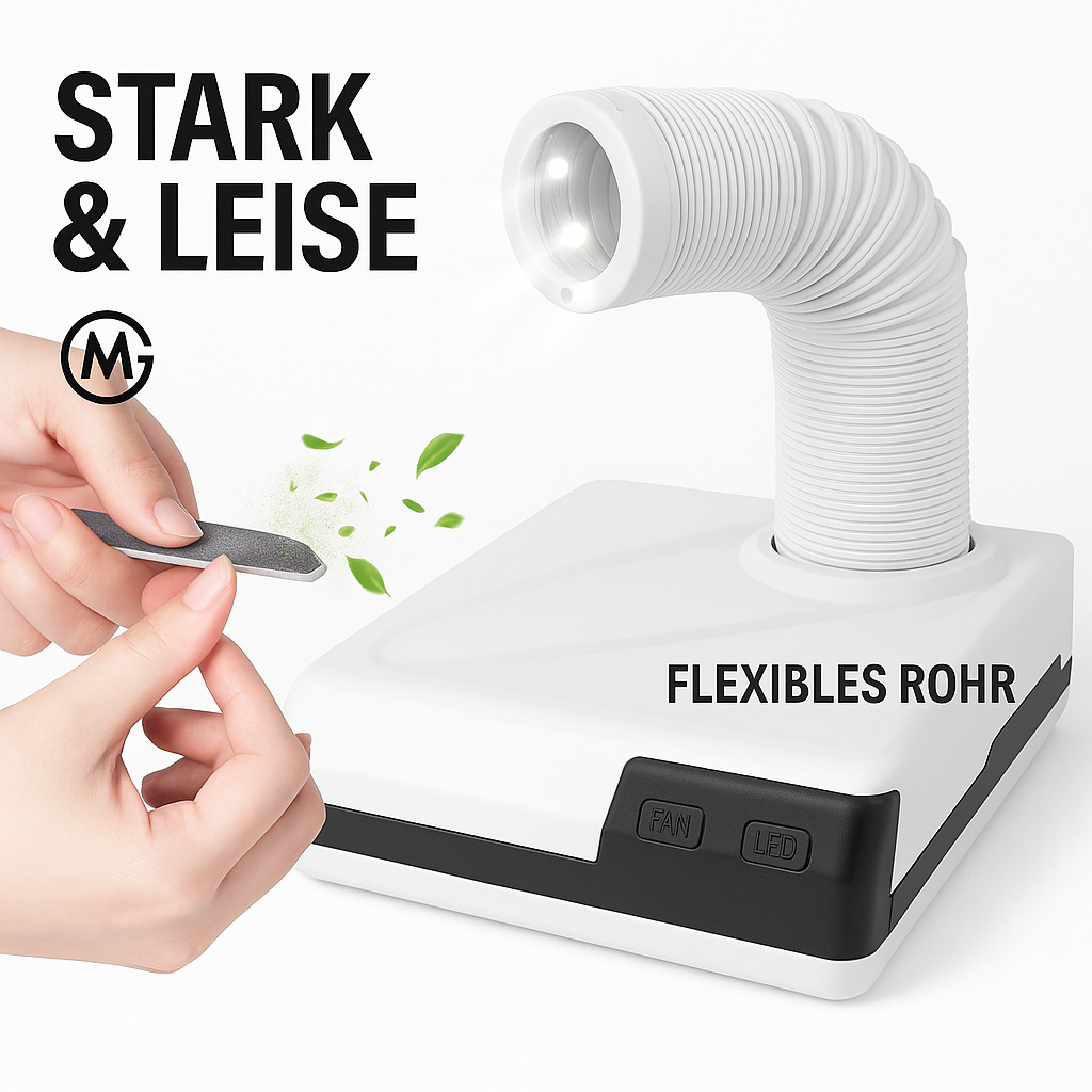 Nagelstaubabsaugung 60W leistungsstark für Maniküre Pediküre Salon DE.