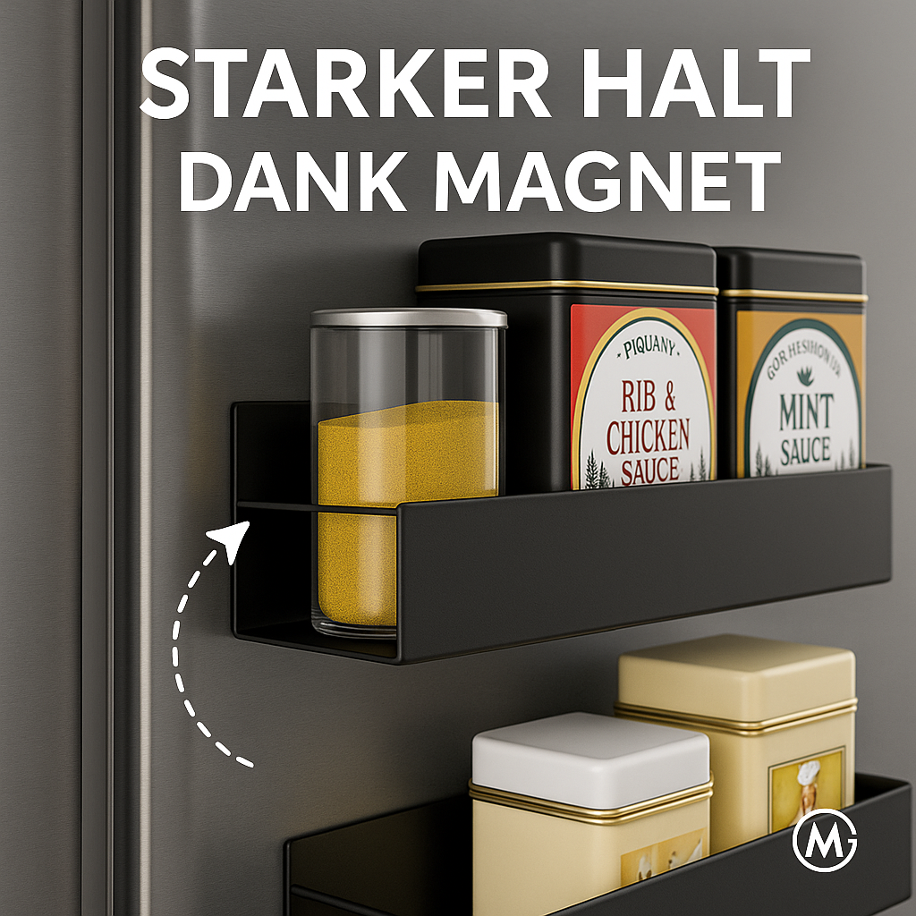 Magnet Regal Küchen Kühlschrank Waschmaschine Aufbewahrung 2er-Set DE.