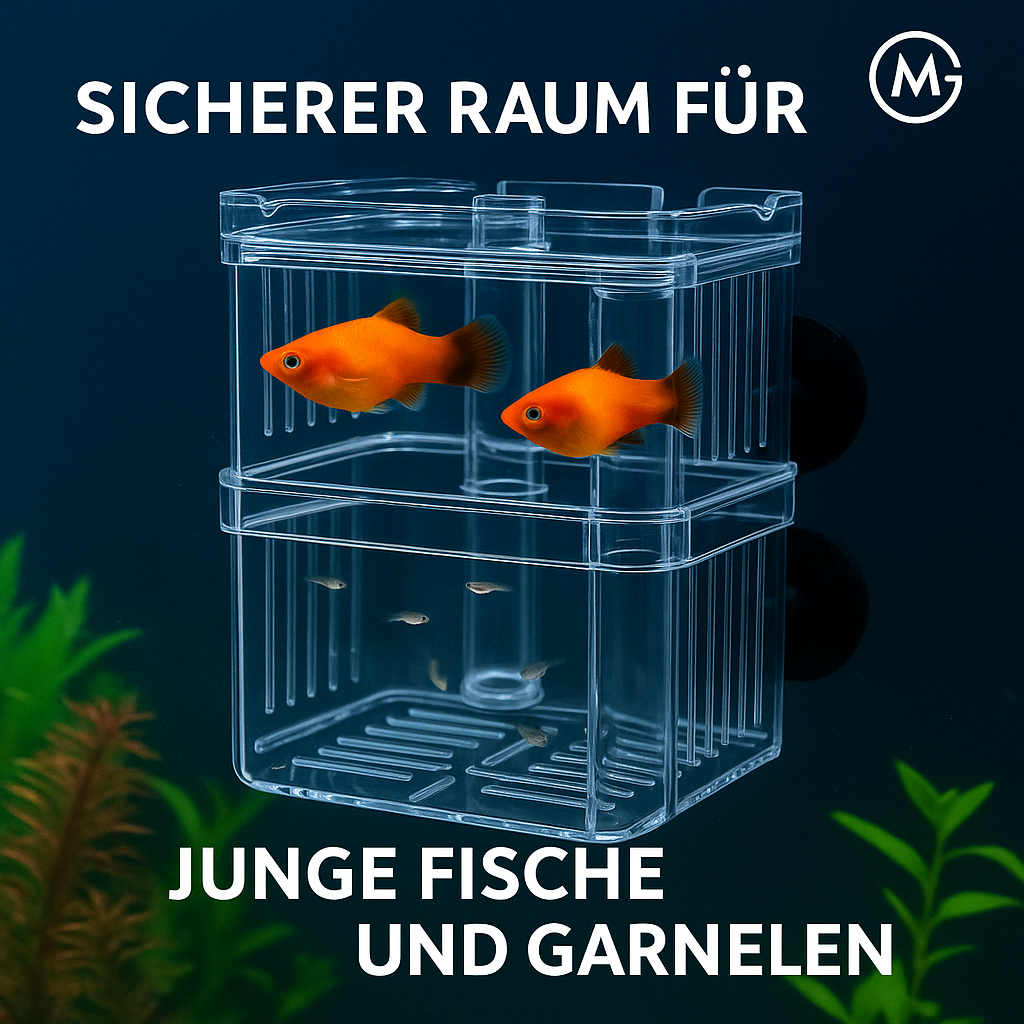 Aquarium Zuchtbox robust für Fische Garnelen Aufzucht Isolation DE.