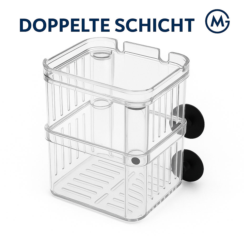 Aquarium Zuchtbox robust für Fische Garnelen Aufzucht Isolation DE.