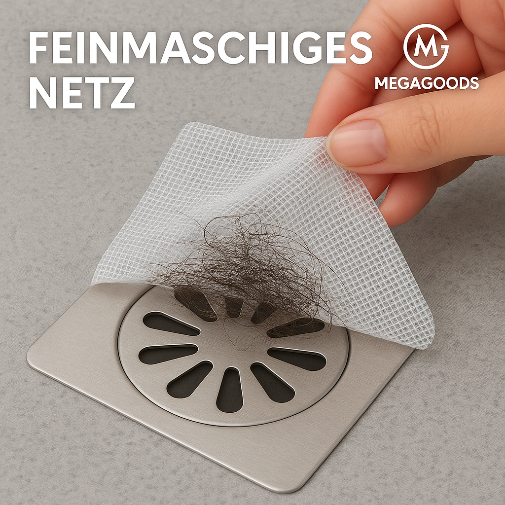 Einweg Haarsieb Duschabfluss Abdeckung Filter für Bad Küche 50er DE.