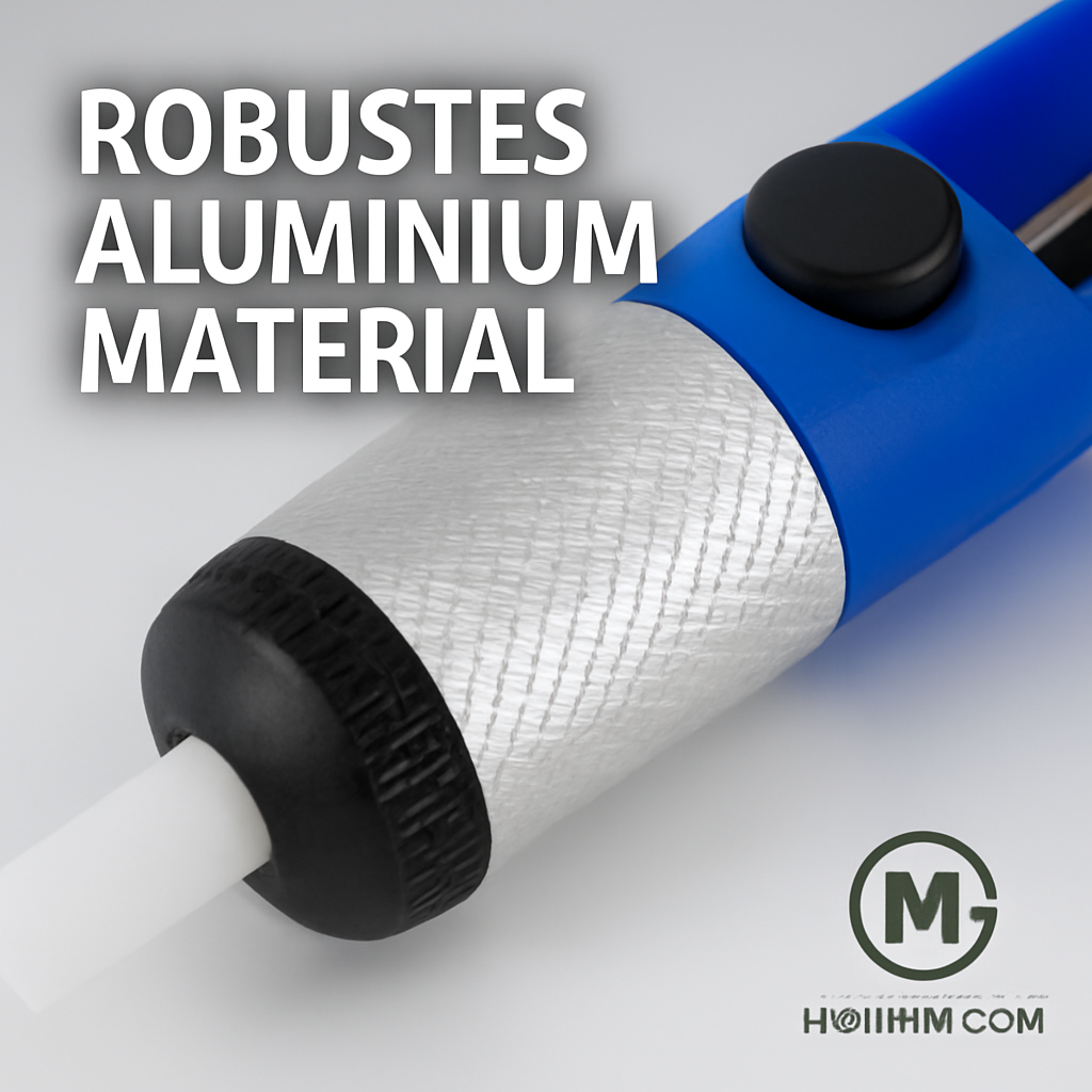 Aluminium Entlötpumpe Vakuum Lötkolben Saugpumpe Lötzinn Entferner DE.