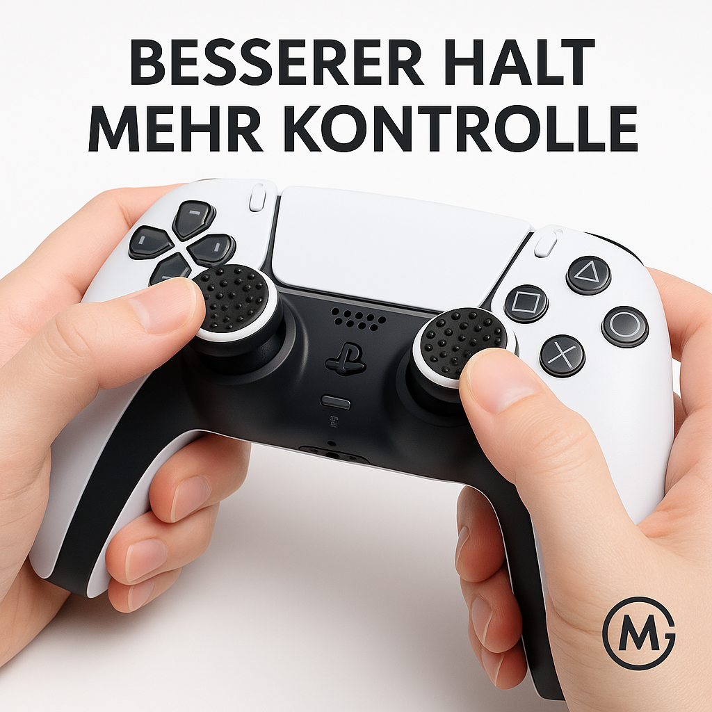 4er-Set Silikon Daumengriffe für PS5 PS4 Xbox One 360 Controller DE.